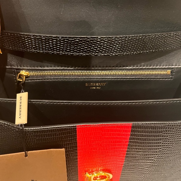 Burberry Embossed Leather Crossbody - Picture 15 of 16